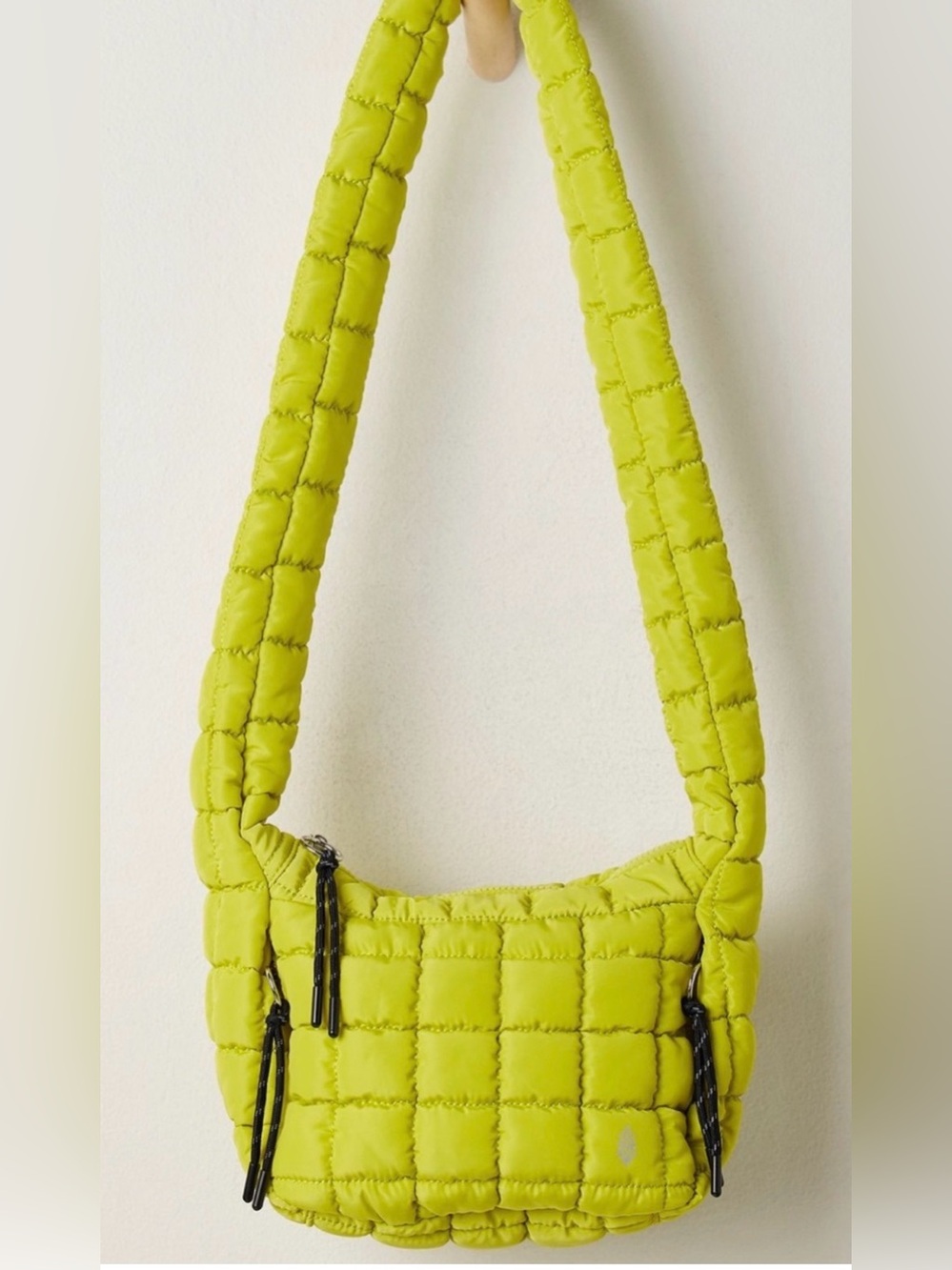 FP Movement by Free People Quilted Baby Carryall Sling Bag Honeydew NWT